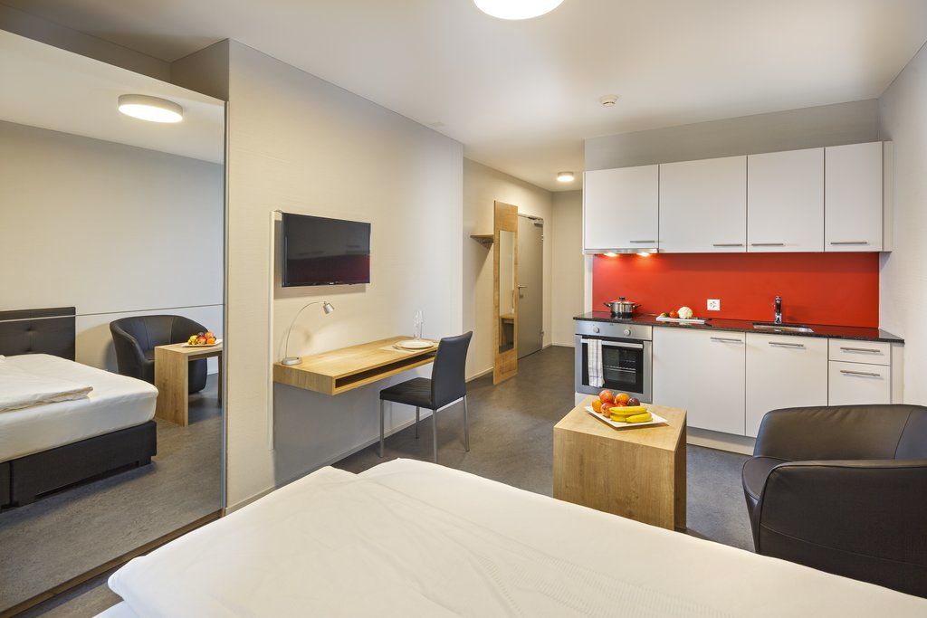 อพาร์ตโฮเต็ล อาเรา-เวสต์ สวิส ควอลิตี Aparthotel Oberentfelden ภายนอก รูปภาพ